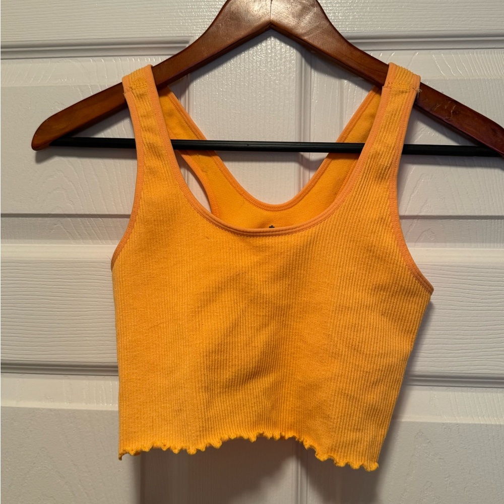 Spiritual gangster tank with built in sports bra